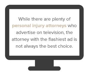 attorneys advertise on television